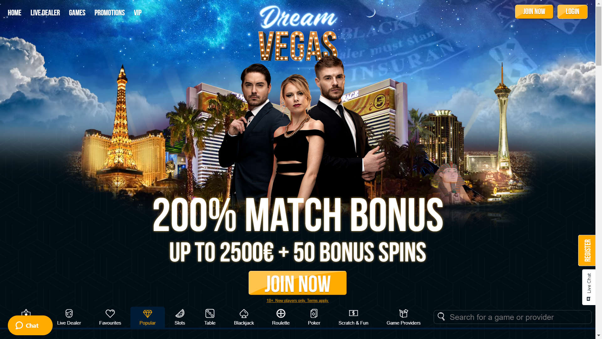 Dream Vegas Casino screenshot