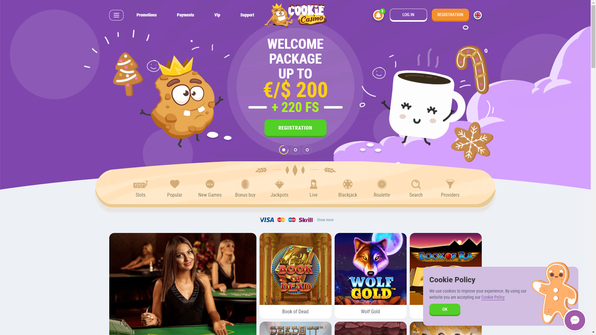 Cookie Casino screenshot