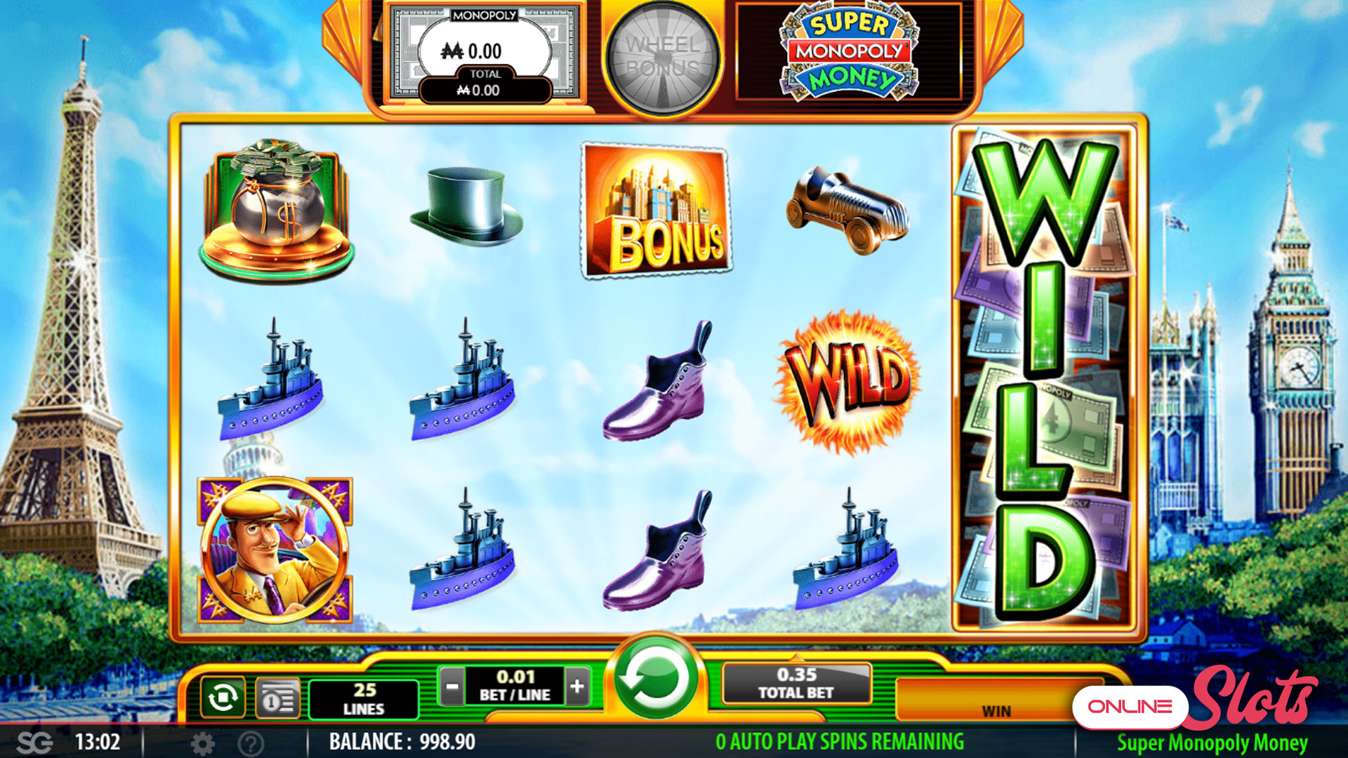 monopoly game slots online free