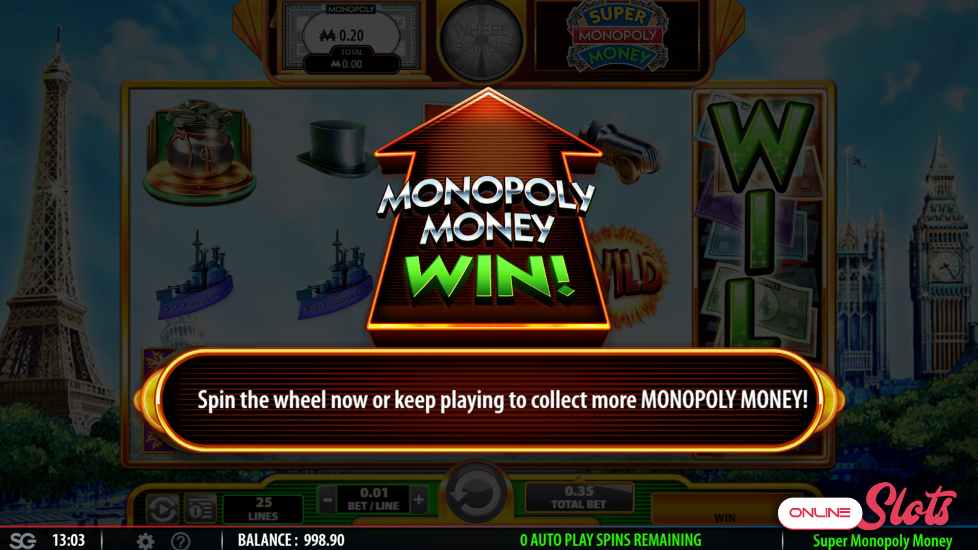 monopoly game slots online free