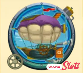 Gold Factory Slot Flying Ship Symbol